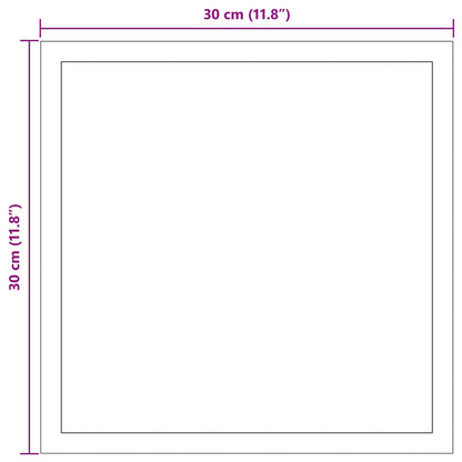 LED Badkamer Spiegel Transparant 30 x 30 cm gehard glas