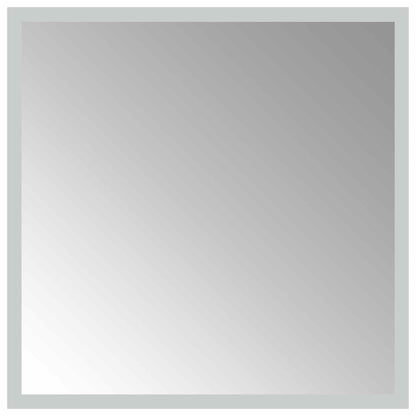 LED Badkamer Spiegel Transparant 40 x 40 cm gehard glas