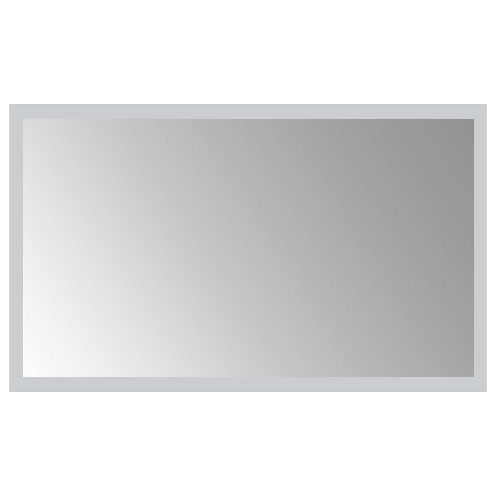 LED Badkamer Spiegel Transparant 50 x 30 cm gehard glas