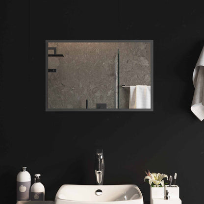 LED Badkamer Spiegel Transparant 60 x 40 cm gehard glas