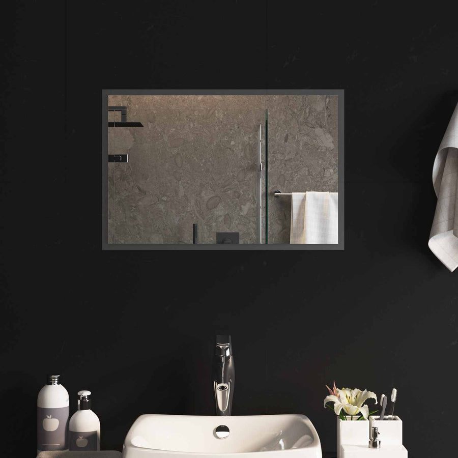 LED Badkamer Spiegel Transparant 60 x 40 cm gehard glas