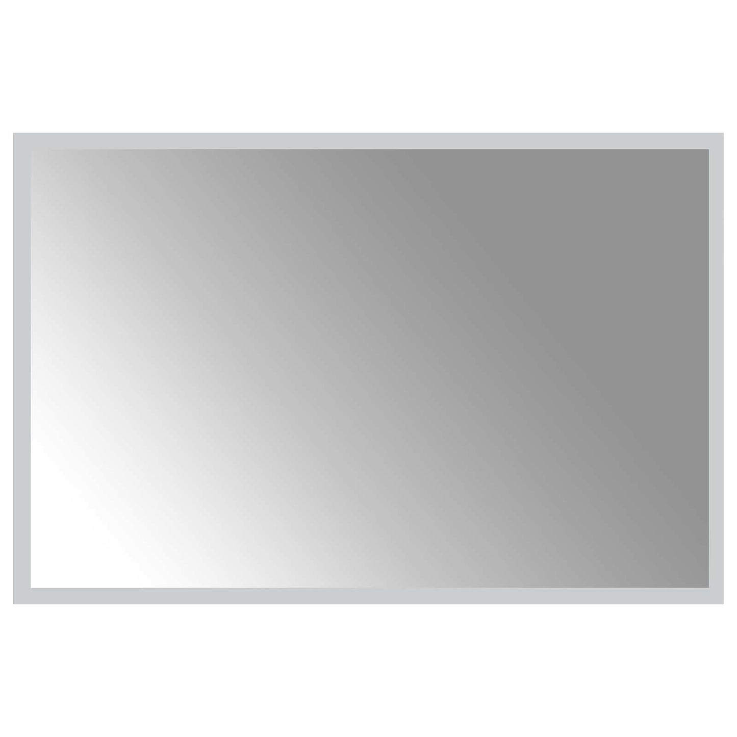 LED Badkamer Spiegel Transparant 60 x 40 cm gehard glas