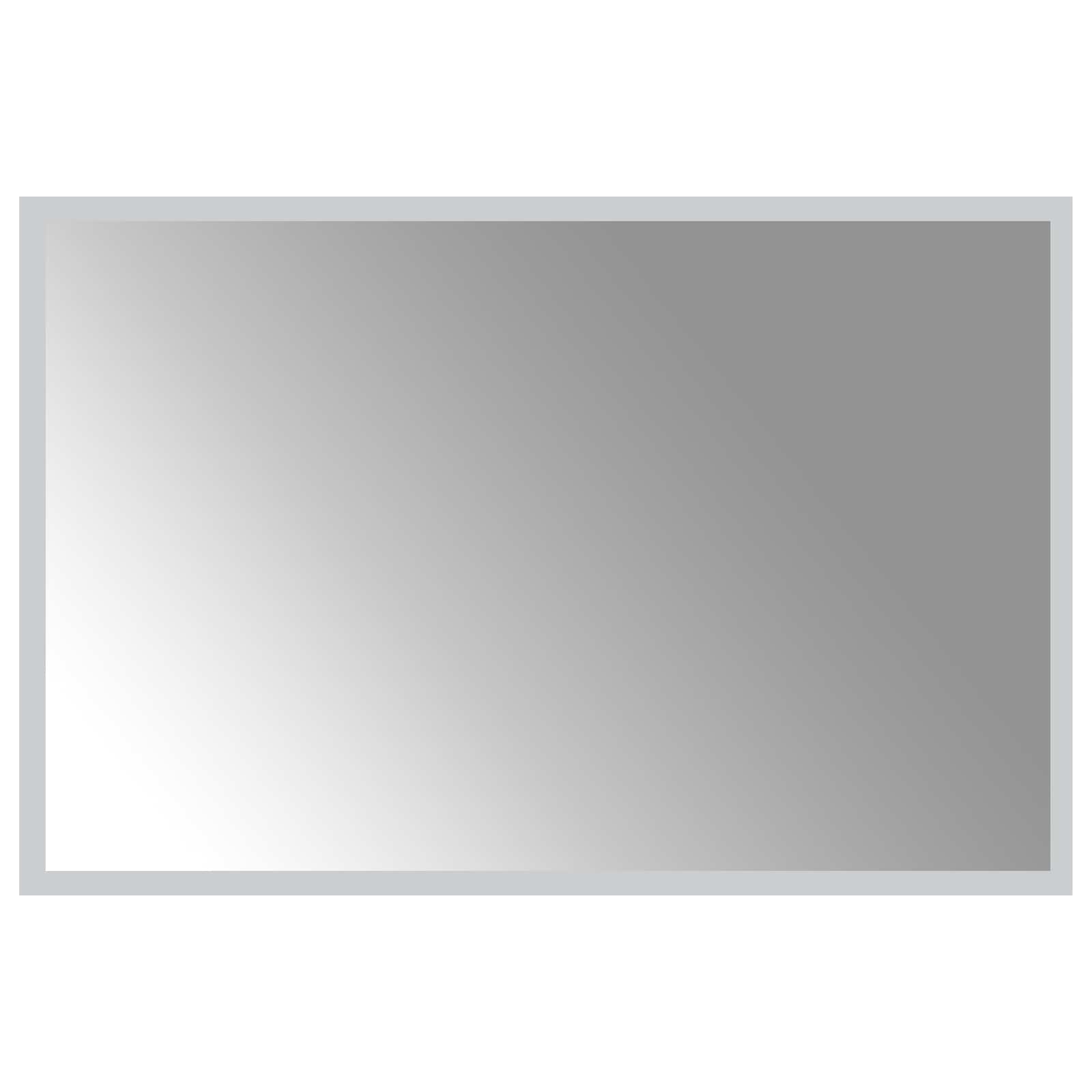 LED Badkamer Spiegel Transparant 60 x 40 cm gehard glas