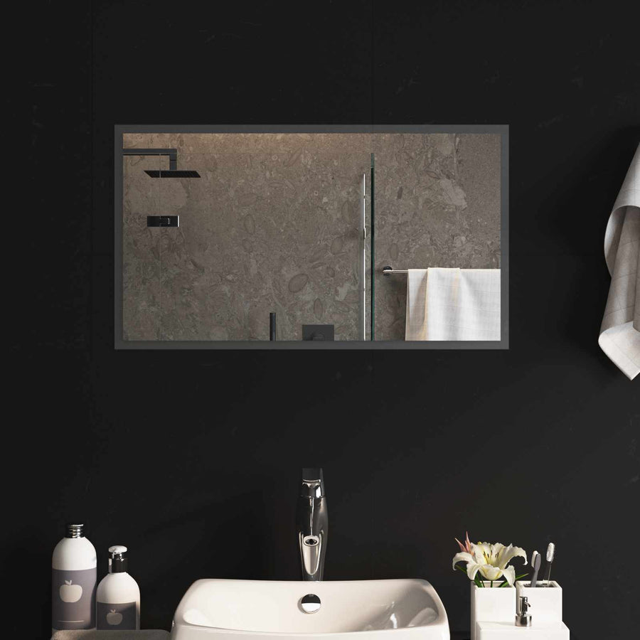 LED Badkamer Spiegel Transparant 70 x 40 cm gehard glas