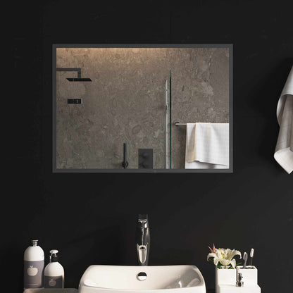 LED Badkamer Spiegel Transparant 70 x 50 cm gehard glas