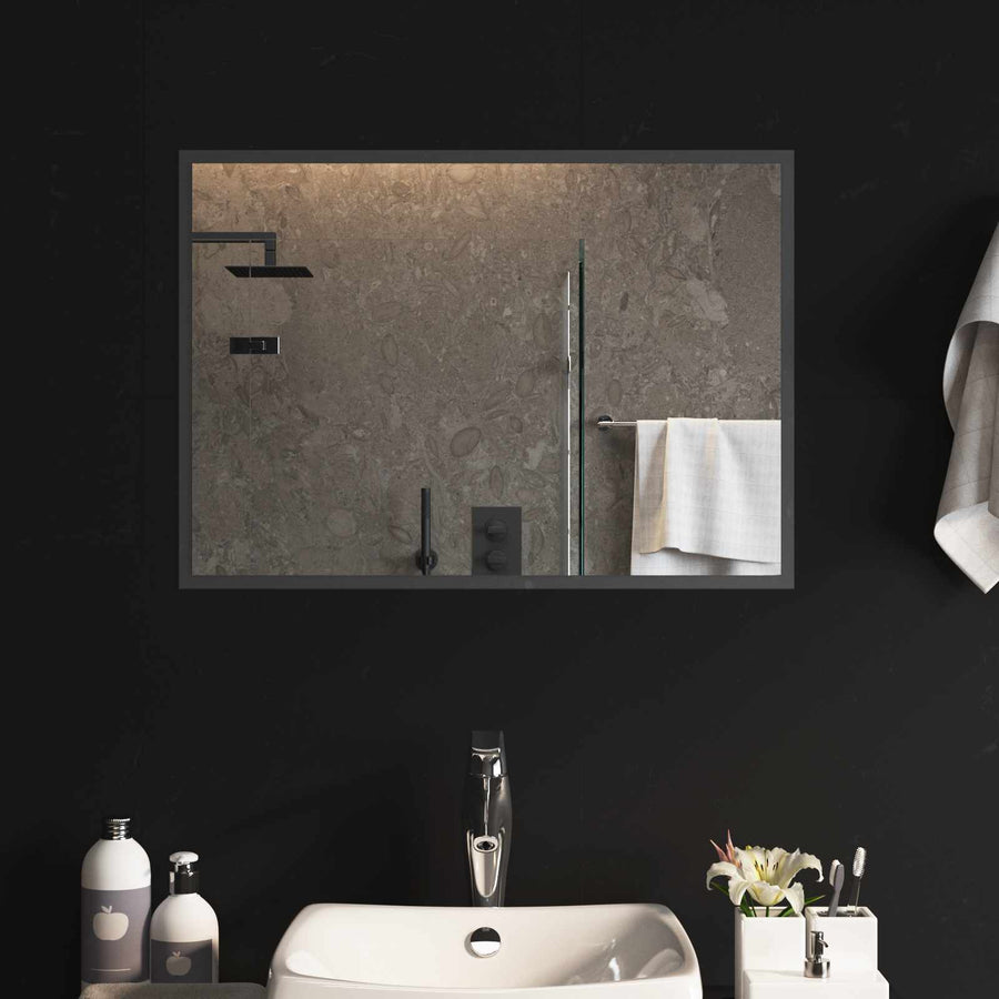 LED Badkamer Spiegel Transparant 70 x 50 cm gehard glas
