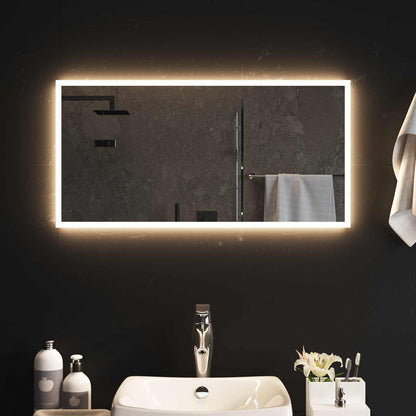 LED Badkamer Spiegel Transparant 80 x 40 cm gehard glas