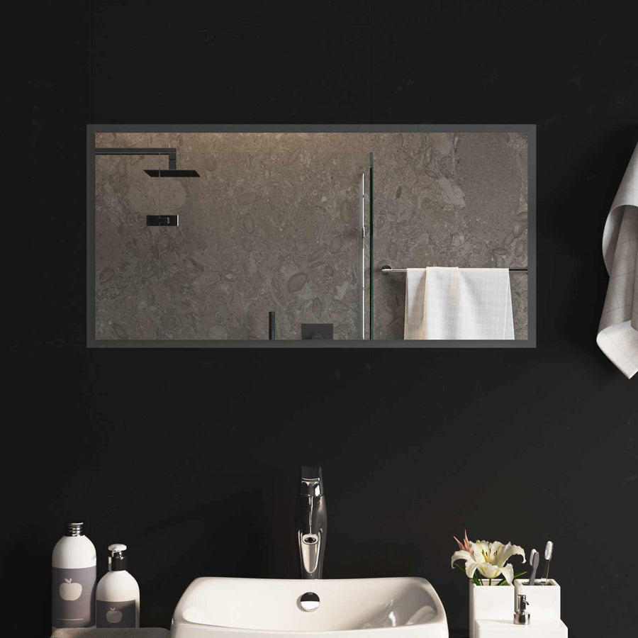 LED Badkamer Spiegel Transparant 80 x 40 cm gehard glas