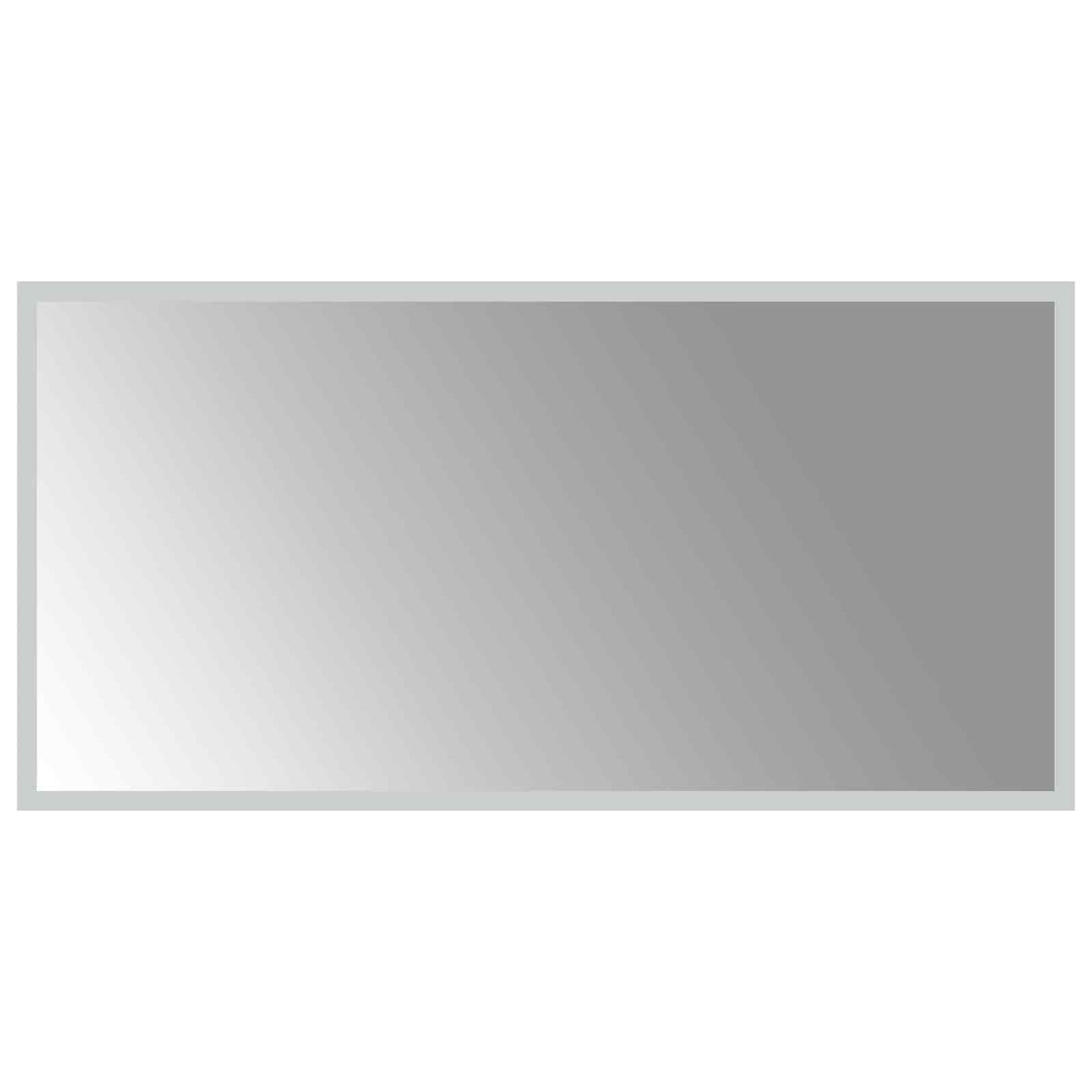 LED Badkamer Spiegel Transparant 80 x 40 cm gehard glas