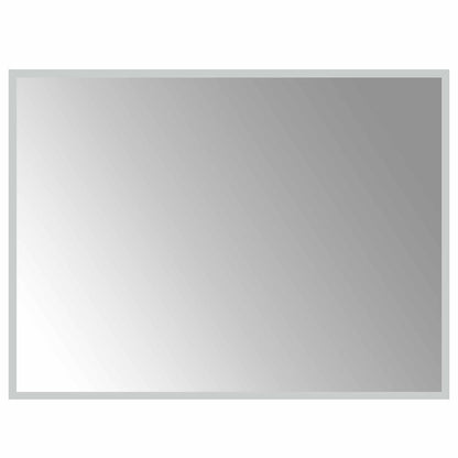 LED Badkamer Spiegel Transparant 80 x 60 cm gehard glas