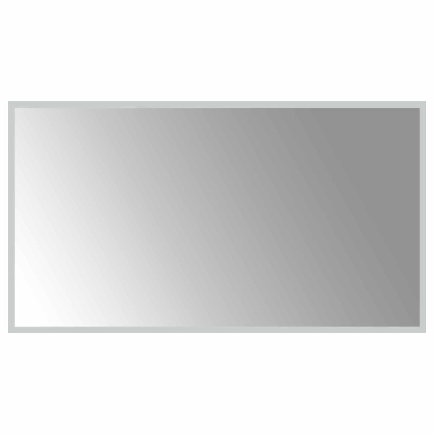LED Badkamer Spiegel Transparant 90 x 50 cm gehard glas