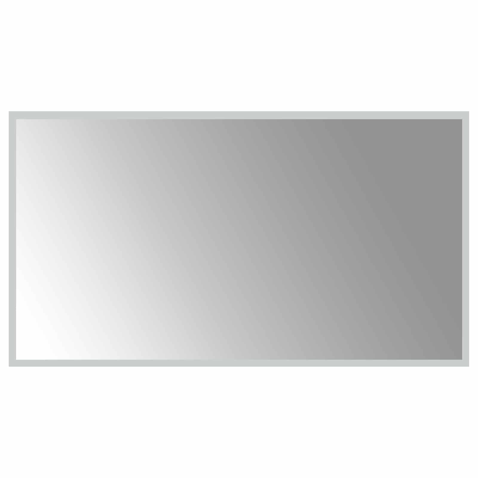 LED Badkamer Spiegel Transparant 90 x 50 cm gehard glas