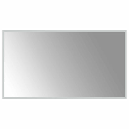 LED Badkamer Spiegel Transparant 90 x 50 cm gehard glas