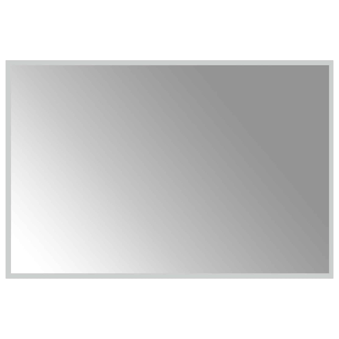 LED Badkamer Spiegel Transparant 90 x 60 cm gehard glas