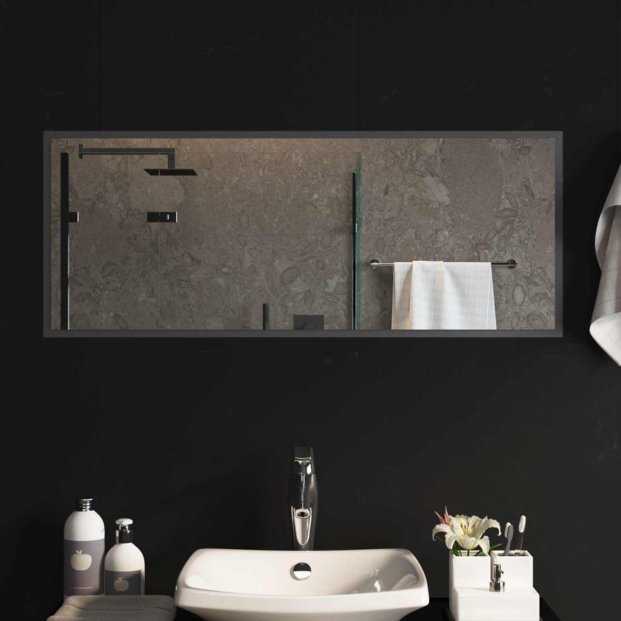 LED Badkamer Spiegel Transparant 100 x 40 cm gehard glas