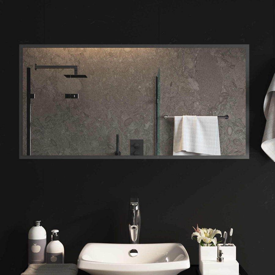 LED Badkamer Spiegel Transparant 100 x 50 cm gehard glas