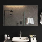 LED Badkamer Spiegel Transparant 100 x 60 cm gehard glas
