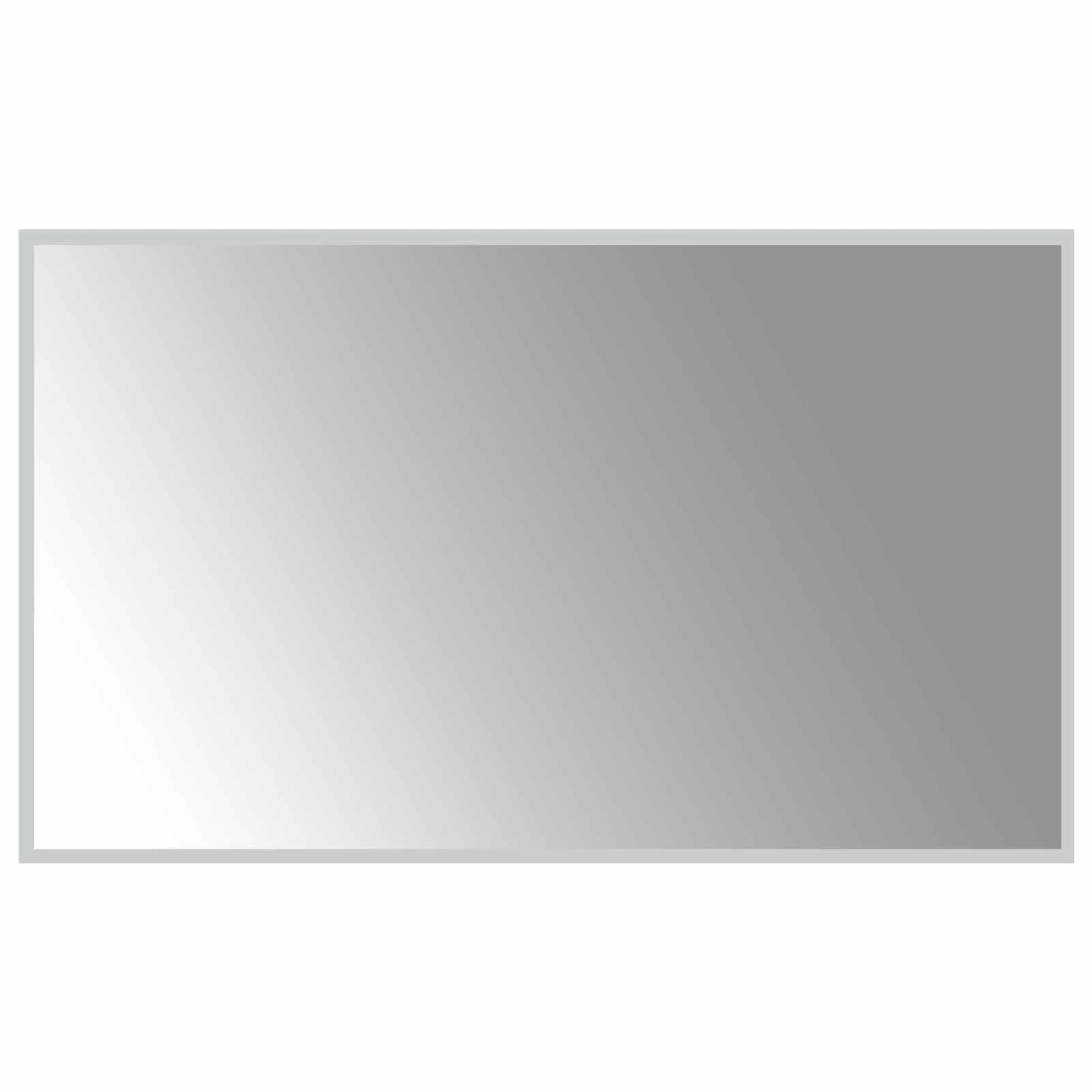 LED Badkamer Spiegel Transparant 100 x 60 cm gehard glas
