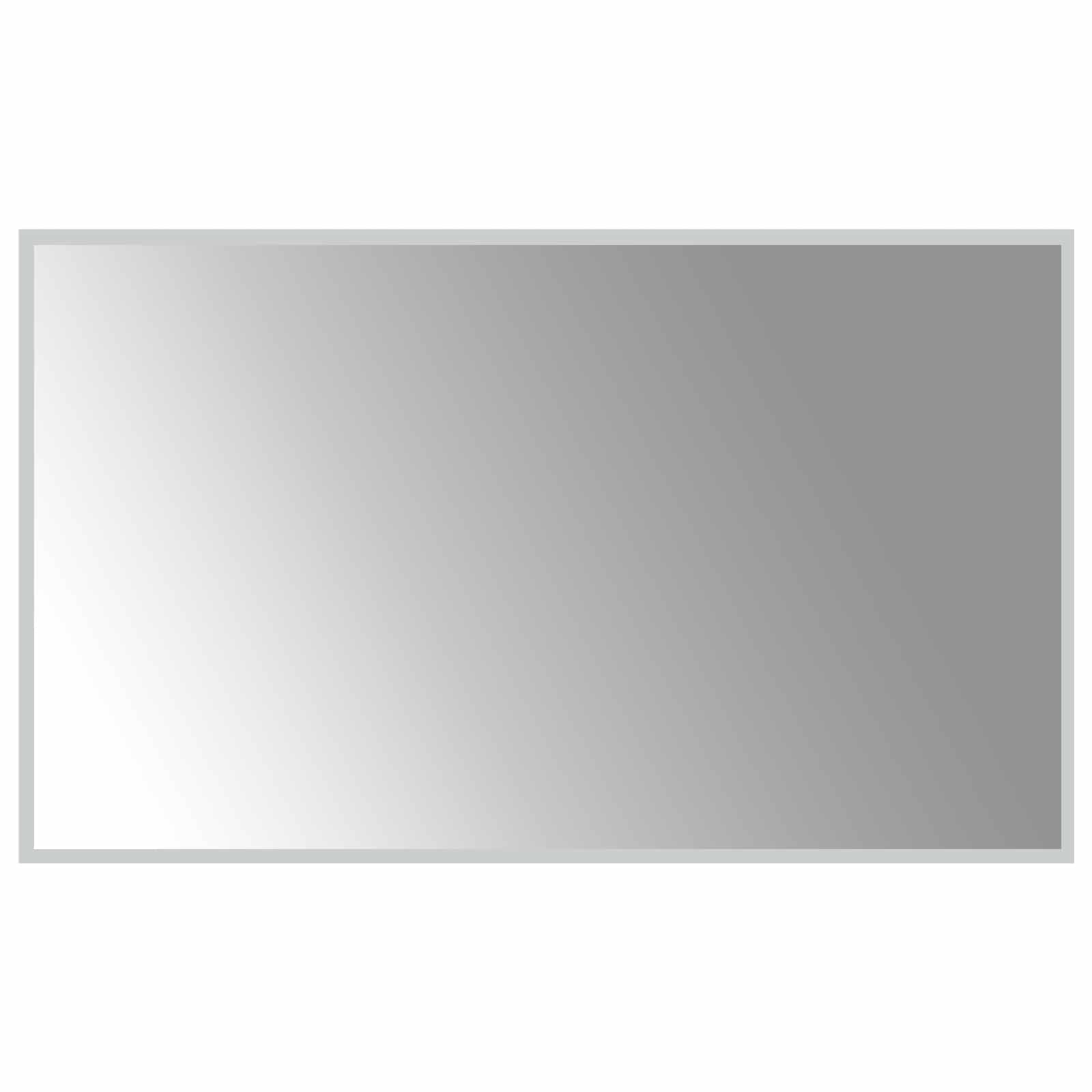 LED Badkamer Spiegel Transparant 100 x 60 cm gehard glas