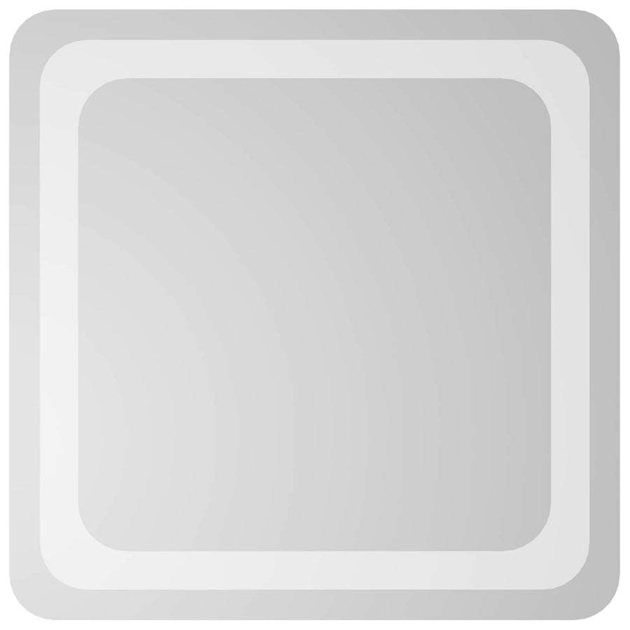 LED Badkamer Spiegel Transparant 40 x 40 cm gehard glas