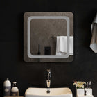 LED Badkamer Spiegel Transparant 50 x 50 cm gehard glas