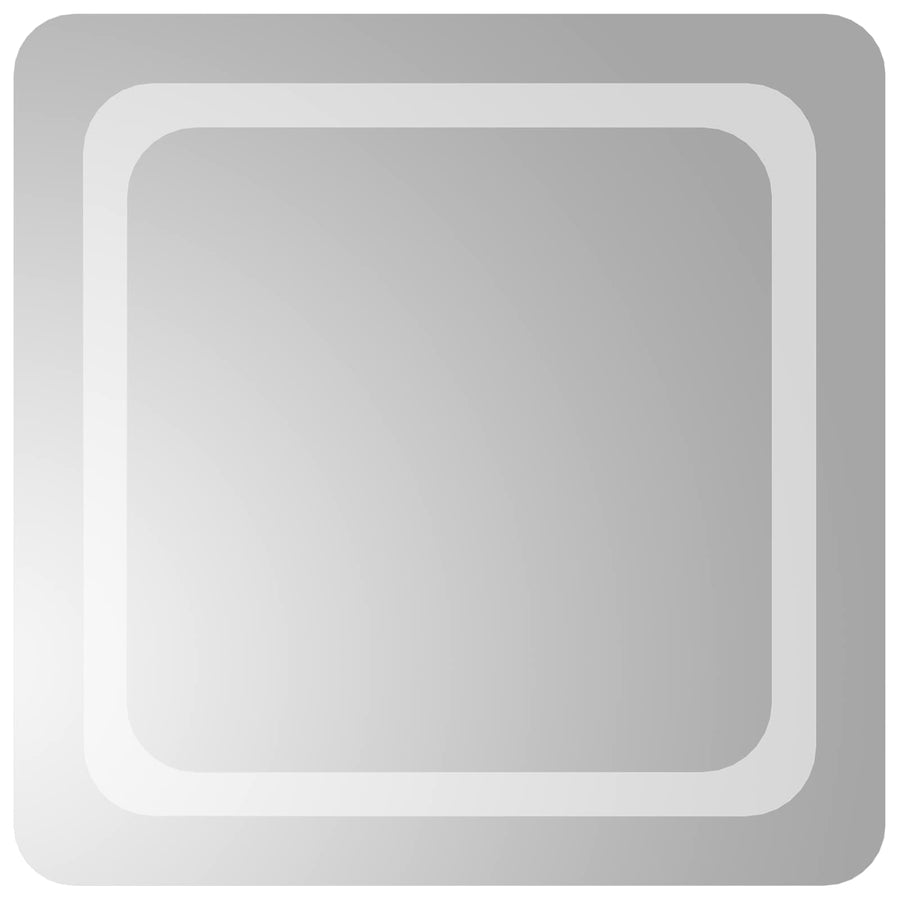 LED Badkamer Spiegel Transparant 50 x 50 cm gehard glas