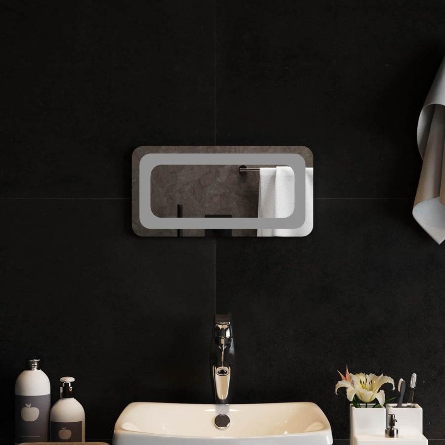 LED Badkamer Spiegel Transparant 40 x 20 cm gehard glas