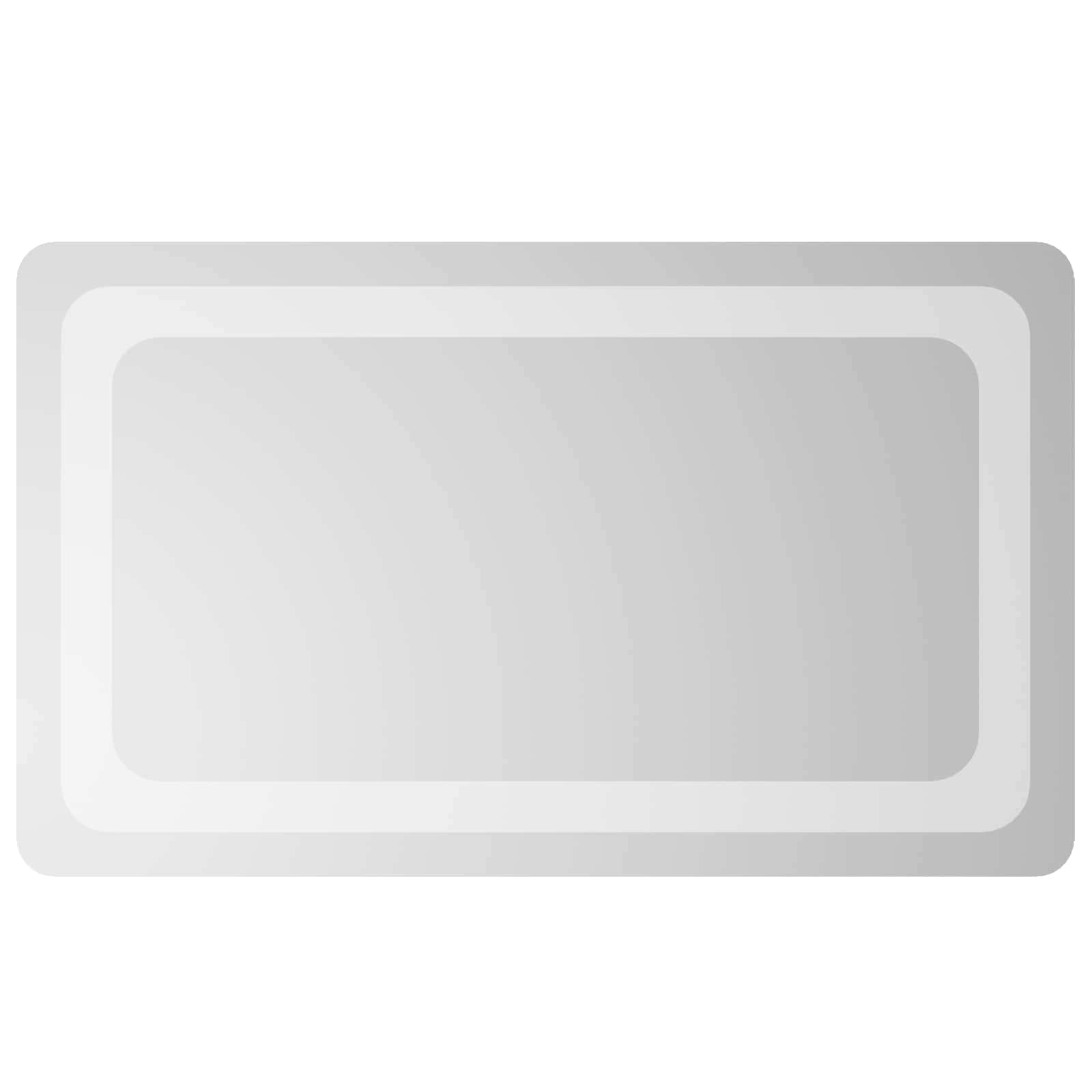 LED Badkamer Spiegel Transparant 50 x 30 cm gehard glas