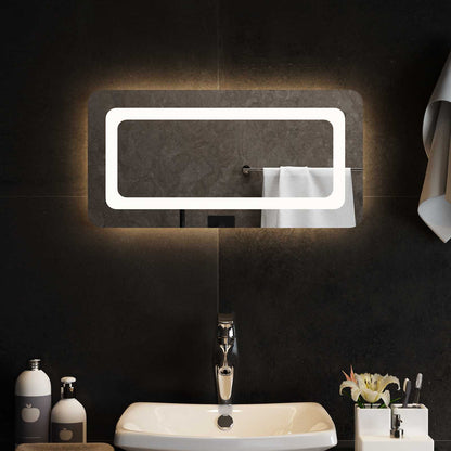 LED Badkamer Spiegel Transparant 60 x 30 cm gehard glas