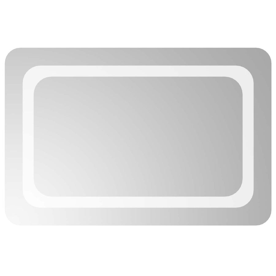 LED Badkamer Spiegel Transparant 60 x 40 cm gehard glas