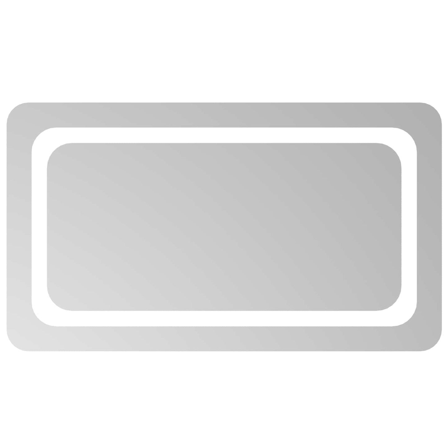 LED Badkamer Spiegel Transparant 70 x 40 cm gehard glas