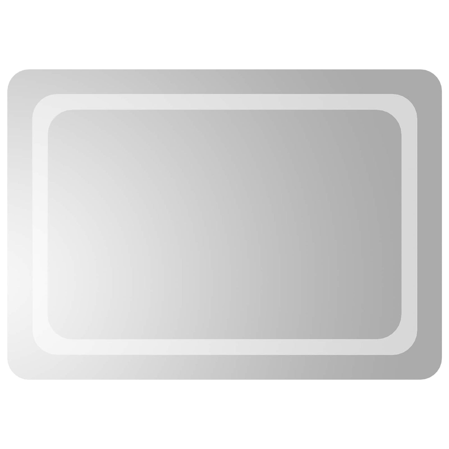 LED Badkamer Spiegel Transparant 70 x 50 cm gehard glas
