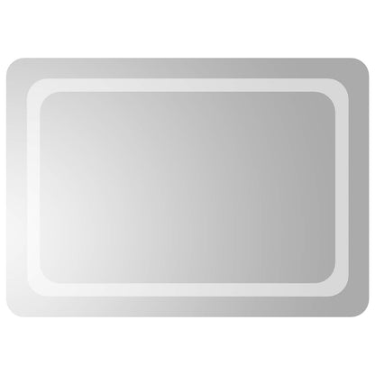LED Badkamer Spiegel Transparant 70 x 50 cm gehard glas