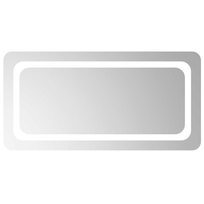 LED Badkamer Spiegel Transparant 80 x 40 cm gehard glas