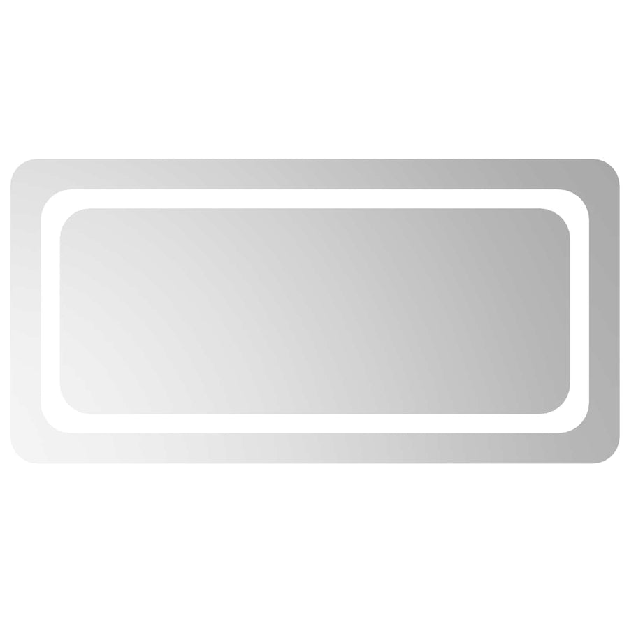 LED Badkamer Spiegel Transparant 80 x 40 cm gehard glas