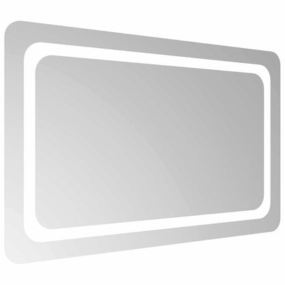 LED Badkamer Spiegel Transparant 80 x 50 cm gehard glas