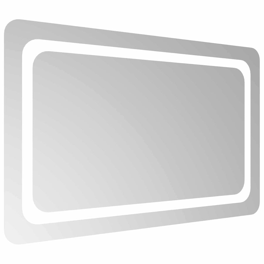 LED Badkamer Spiegel Transparant 80 x 50 cm gehard glas