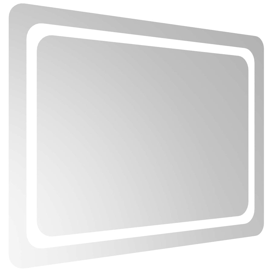 LED Badkamer Spiegel Transparant 80 x 60 cm gehard glas