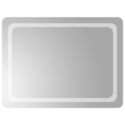 LED Badkamer Spiegel Transparant 80 x 60 cm gehard glas