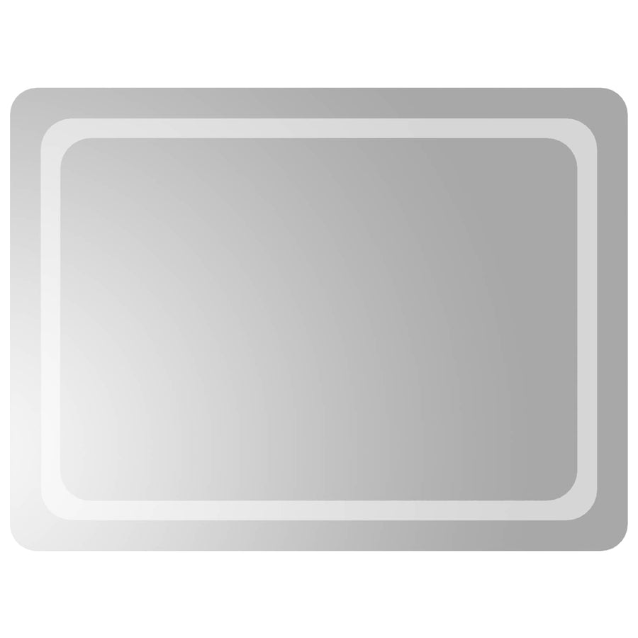 LED Badkamer Spiegel Transparant 80 x 60 cm gehard glas