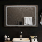 LED Badkamer Spiegel Transparant 90 x 60 cm gehard glas