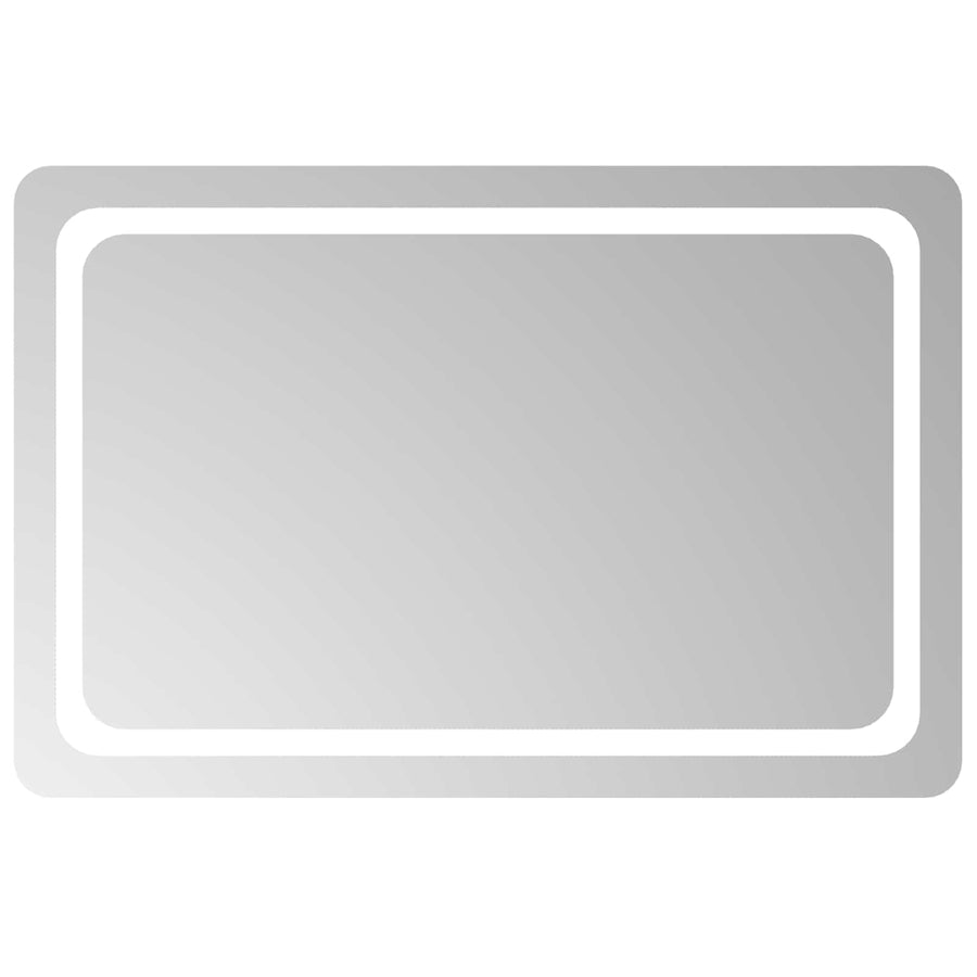 LED Badkamer Spiegel Transparant 90 x 60 cm gehard glas