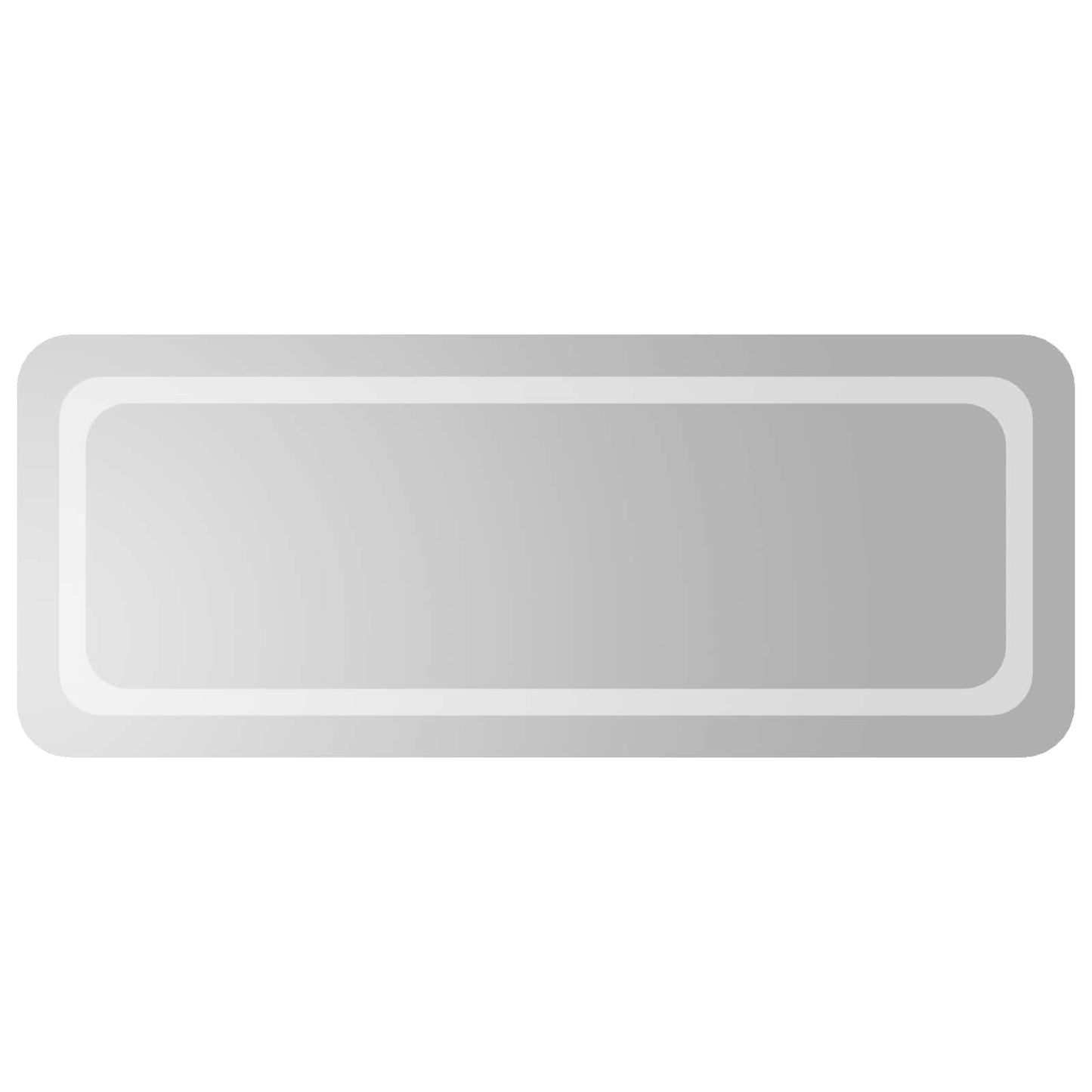 LED Badkamer Spiegel Transparant 100 x 40 cm gehard glas