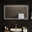 LED Badkamer Spiegel Transparant 100 x 60 cm gehard glas