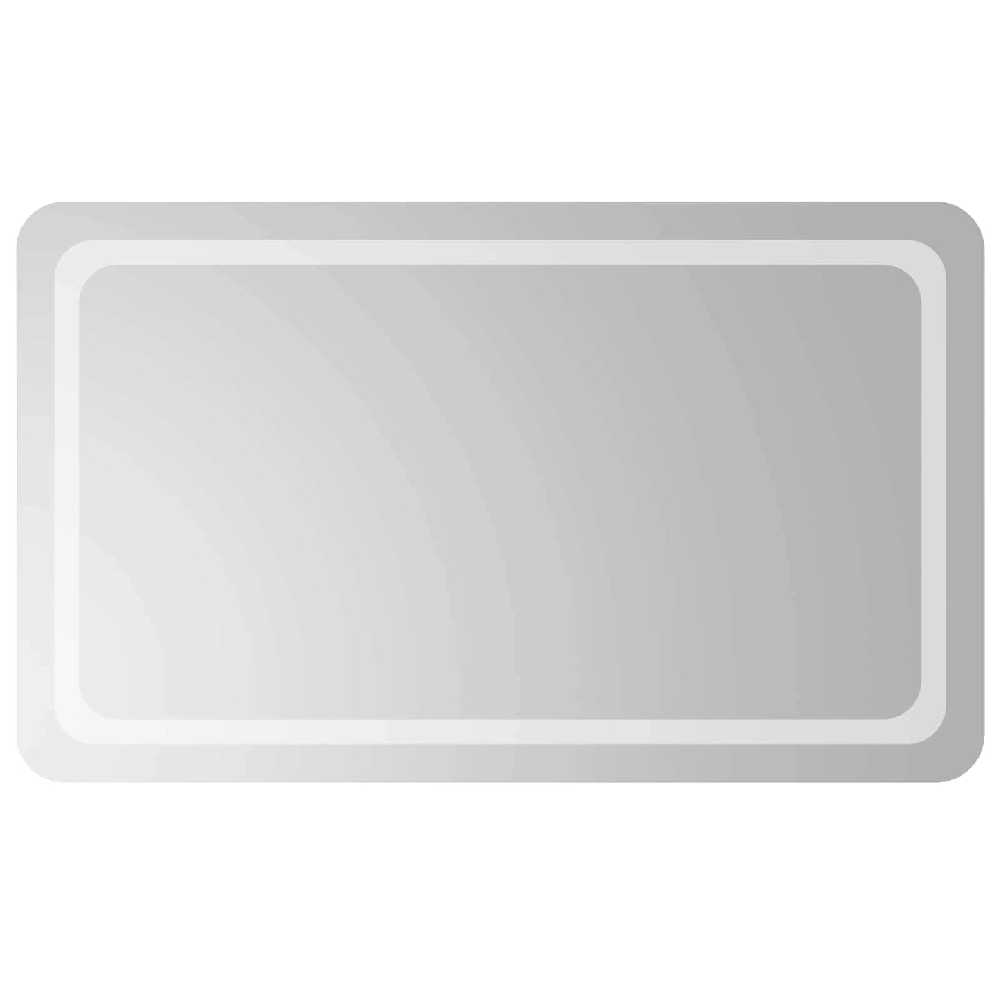 LED Badkamer Spiegel Transparant 100 x 60 cm gehard glas