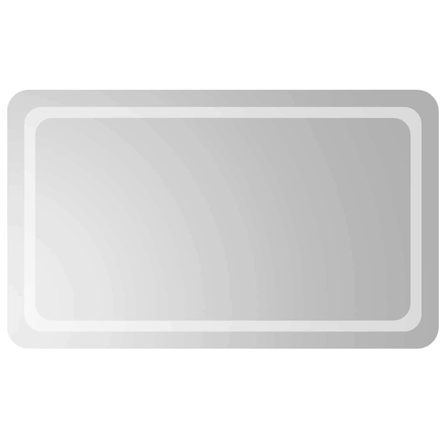 LED Badkamer Spiegel Transparant 100 x 60 cm gehard glas