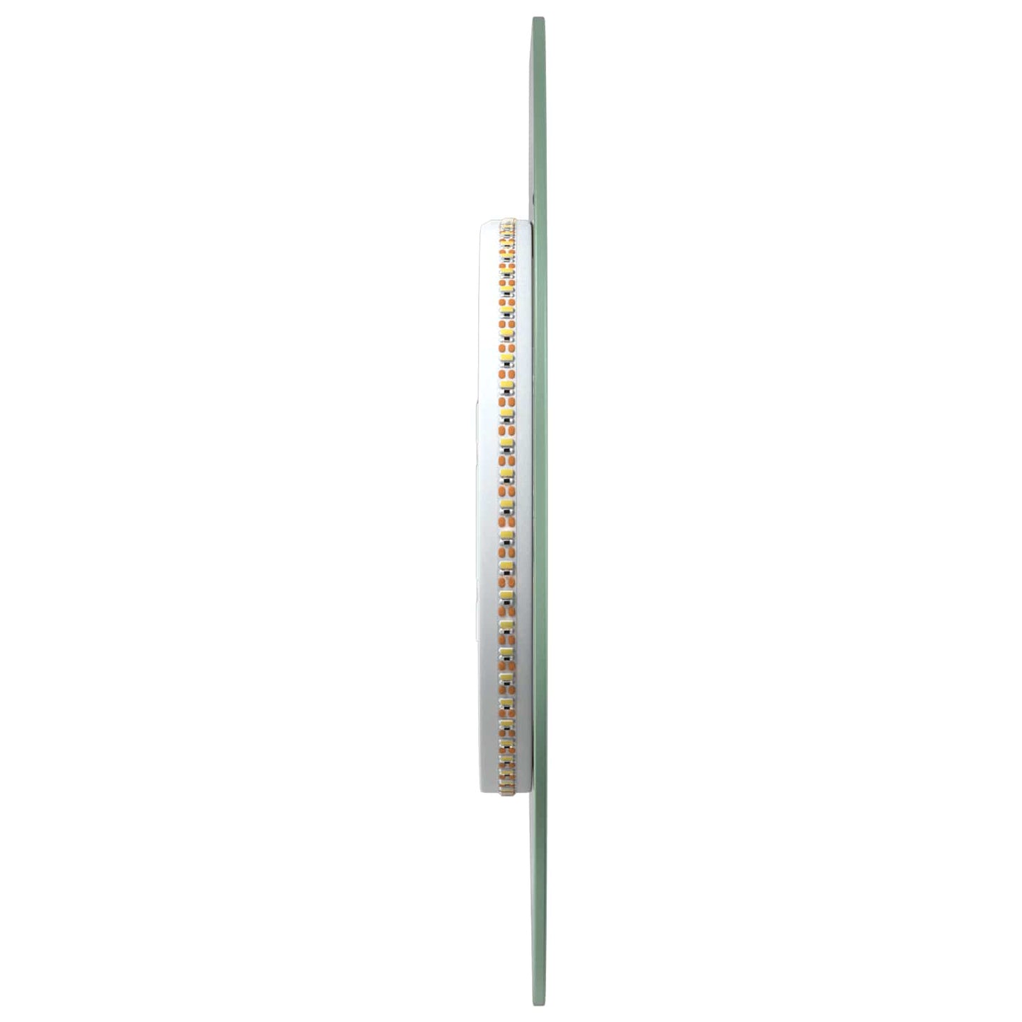 LED Badkamer Spiegel Transparant Ø 30 cm gehard glas