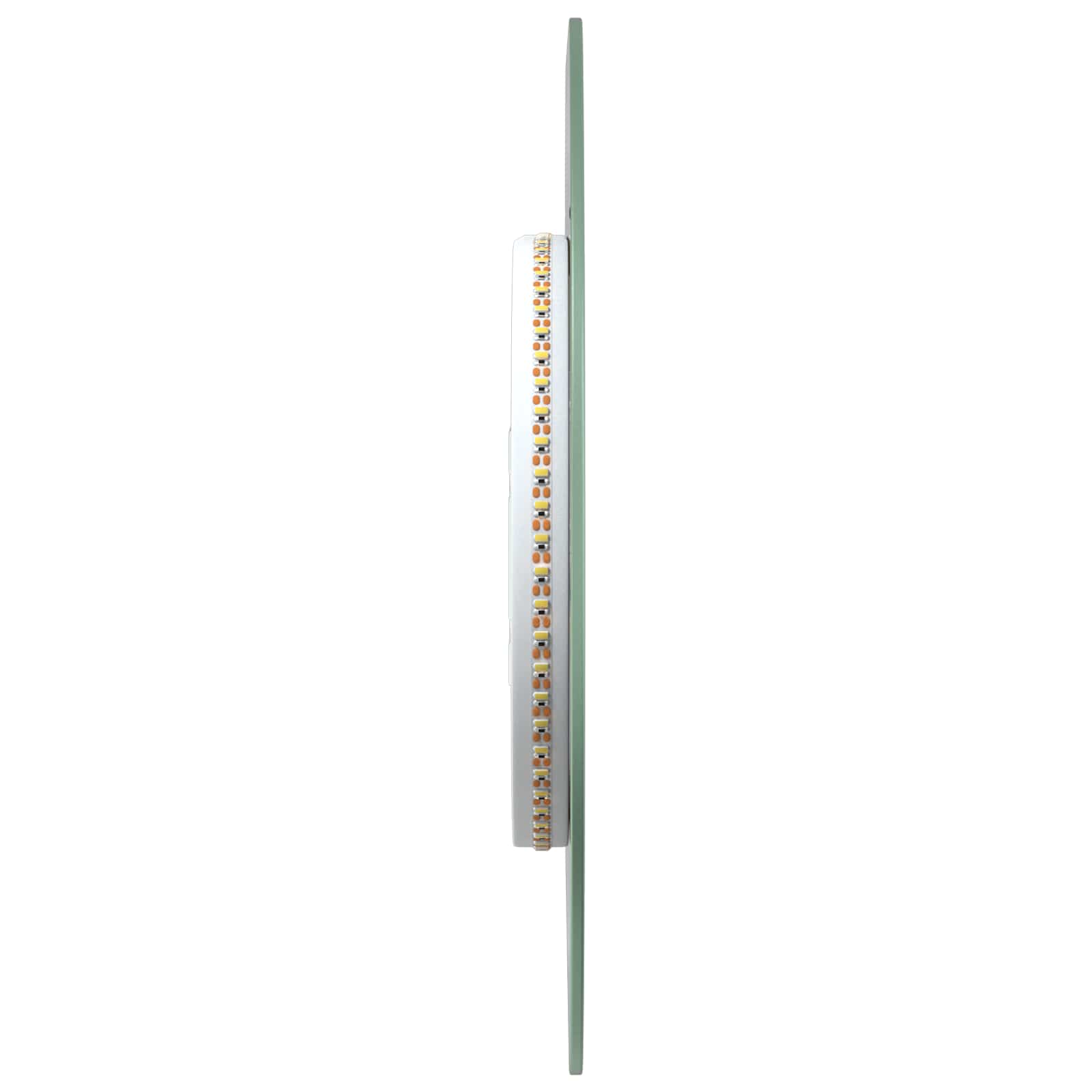 LED Badkamer Spiegel Transparant Ø 30 cm gehard glas