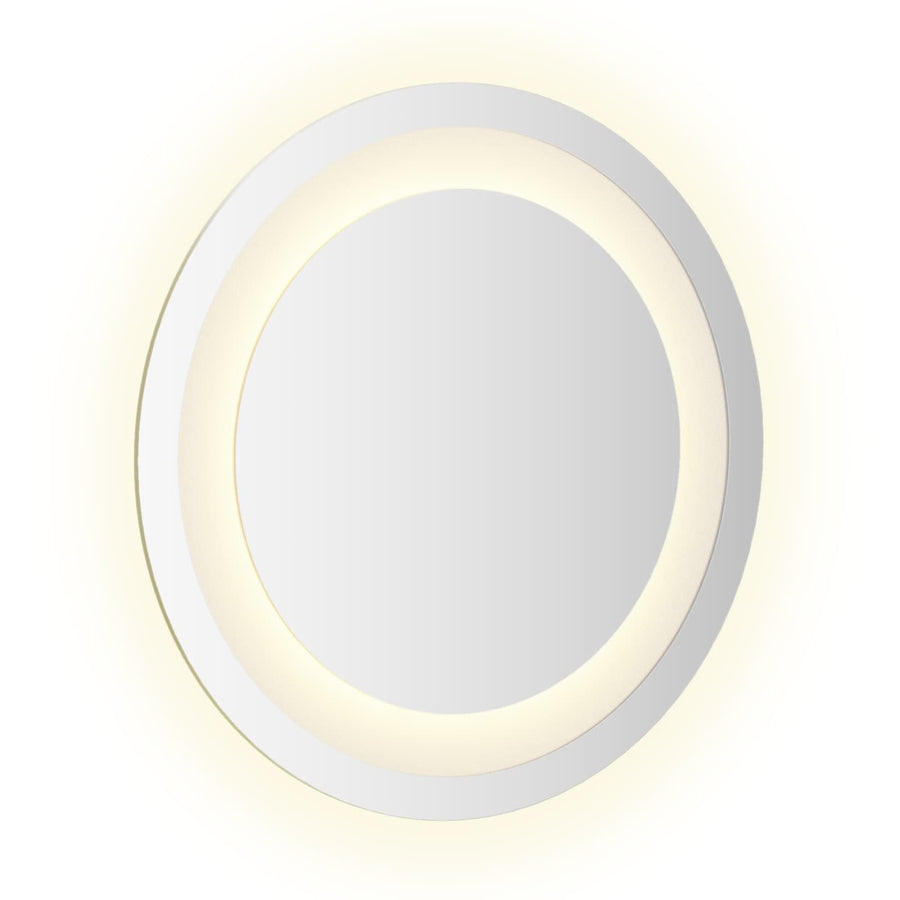 LED Badkamer Spiegel Transparant Ø 30 cm gehard glas