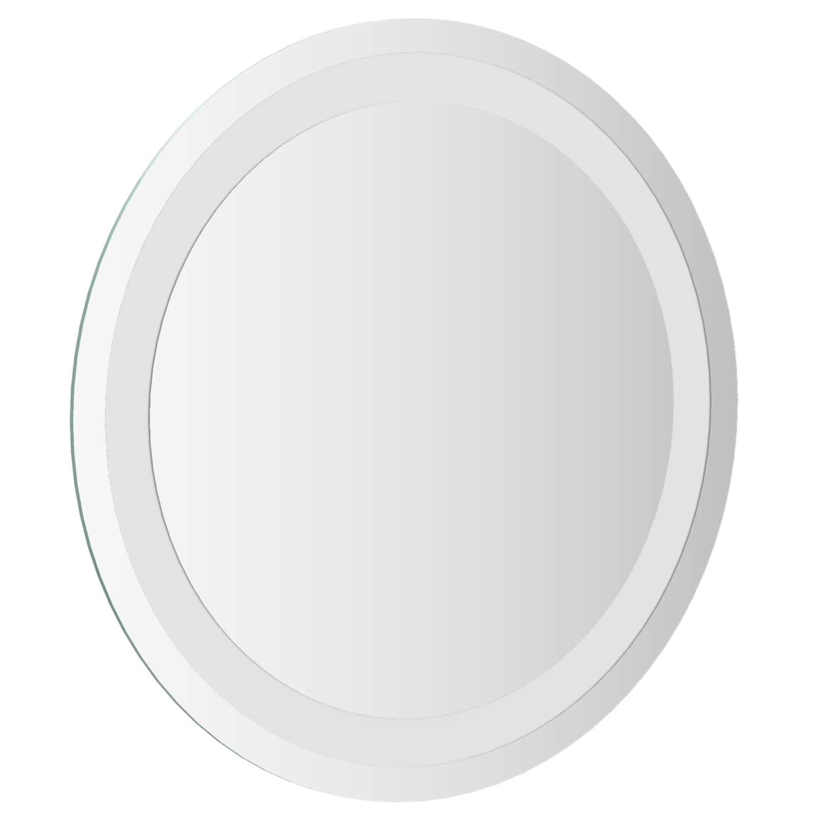 LED Badkamer Spiegel Transparant Ø 40 cm gehard glas